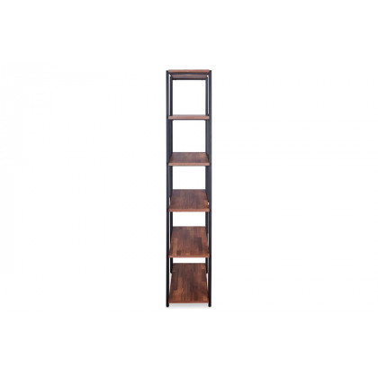 ACME - Sara Bookshelf in Walnut/Sandy Black (92406)