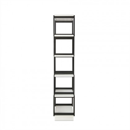 ACME - Verne Bookshelf in White/Black
