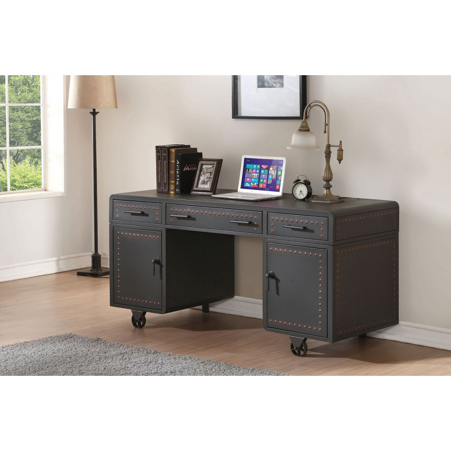 ACME - Actaki Executive Writing Desk in Sandy Gray