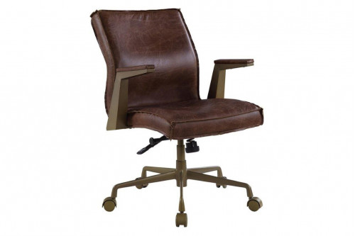 ACME™ Attica Executive Office Chair - Espresso Top Grain Leather