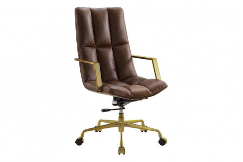 ACME™  - Rolento Executive Office Chair in Espresso Top Grain Leather