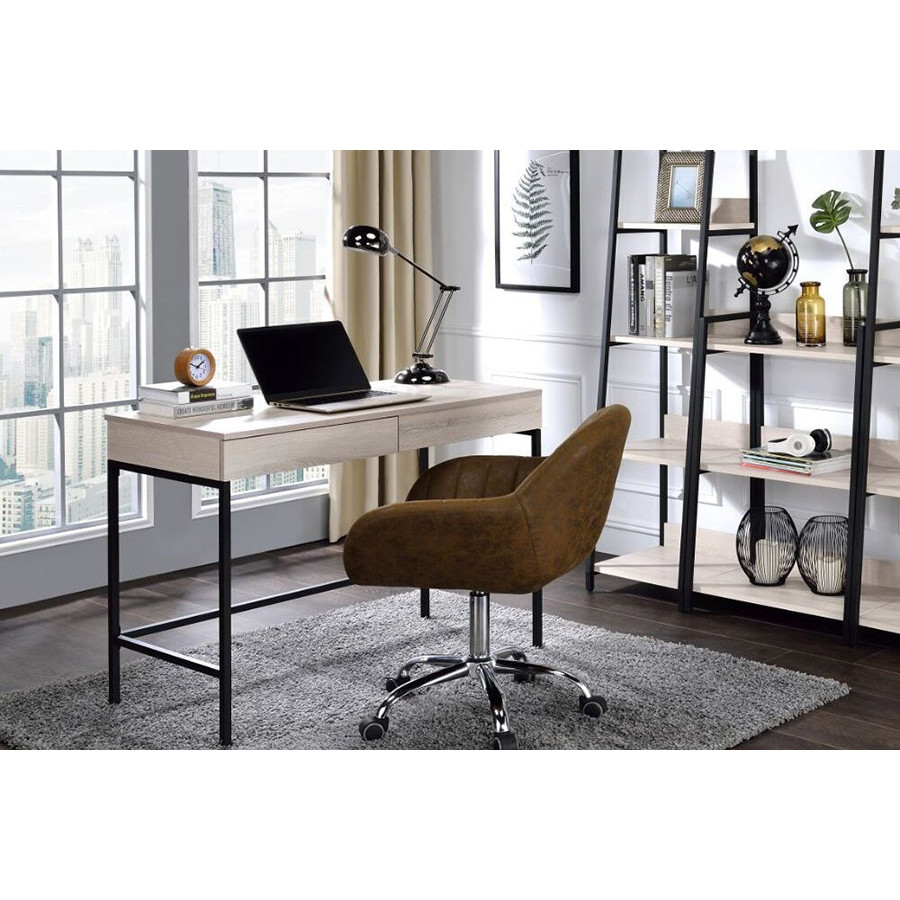 ACME - Wendral Writing Desk in Natural/Black