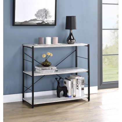 ACME Tesadea Bookshelf - Antique White/Black