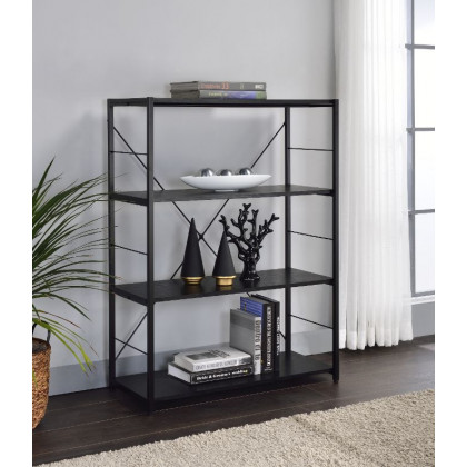 ACME Tesadea Bookshelf - Black, 4-Tier (92775)