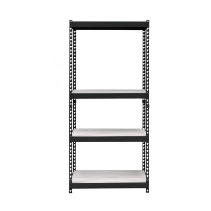 ACME Decmus Bookshelf - Natural/Black, 71"H (92780)