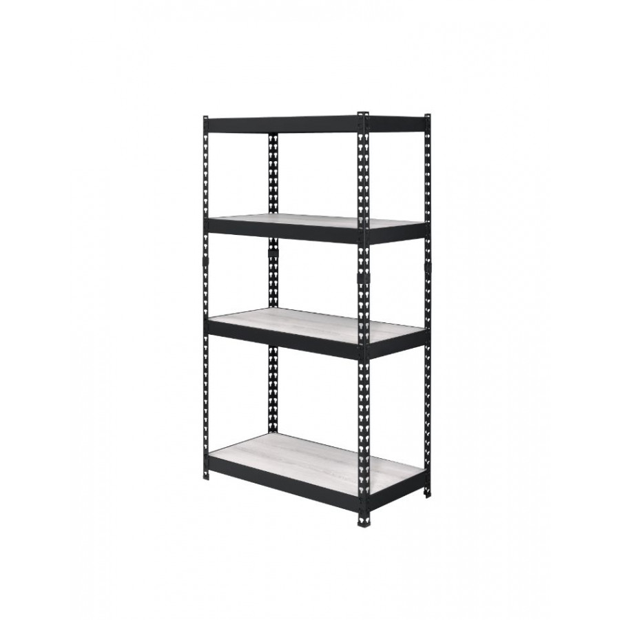 ACME Decmus Bookshelf - Natural/Black, 60"H (92782)