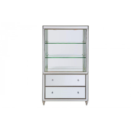 ACME - Dominic Bookcase in Mirrored