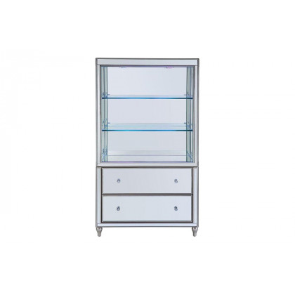ACME - Dominic Bookcase in Mirrored