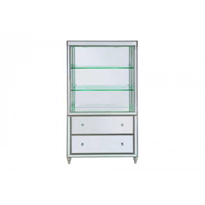 ACME - Dominic Bookcase in Mirrored