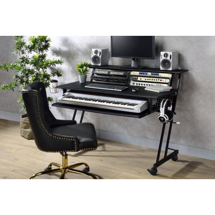 ACME Suitor Music Recording Studio Desk - Black