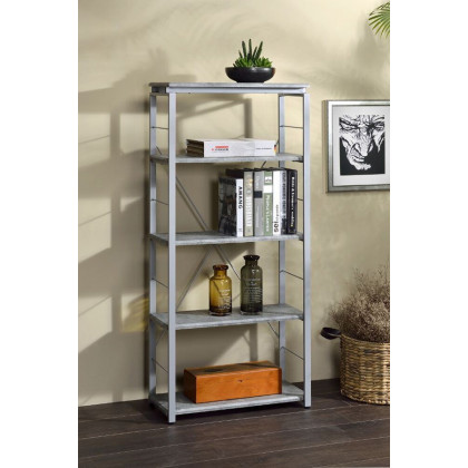 ACME Jurgen Bookshelf - Silver