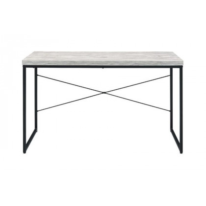 ACME Jurgen Desk - Antique White and Black