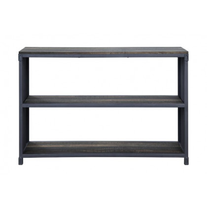 ACME - Cargo Bookshelf in Weathered Oak/Gunmetal