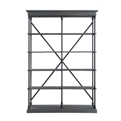 ACME Rukia Bookshelf - Gray/Black