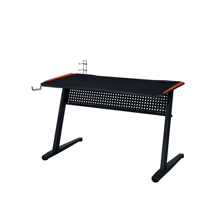 ACME - Dragi Gaming Desk with USB in Black/Red