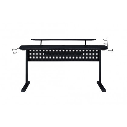ACME Vildre Gaming Table with USB Port - Black Finish