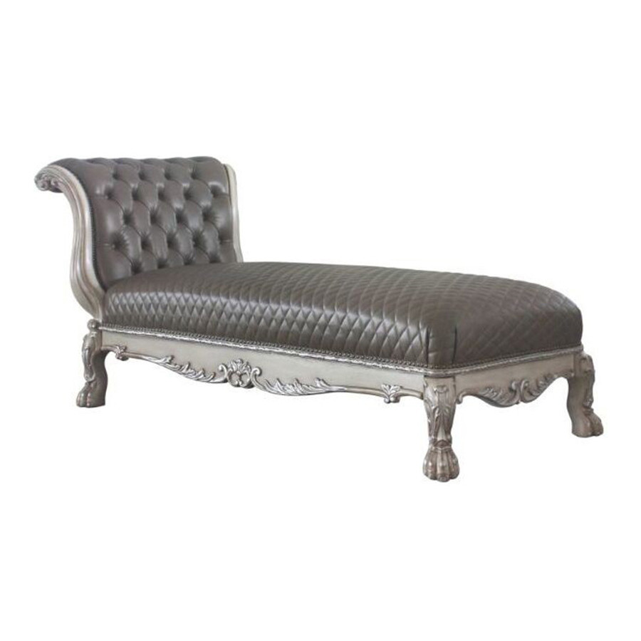 ACME Dresden Chaise with Pillow - Namibia/Vintage Bone White
