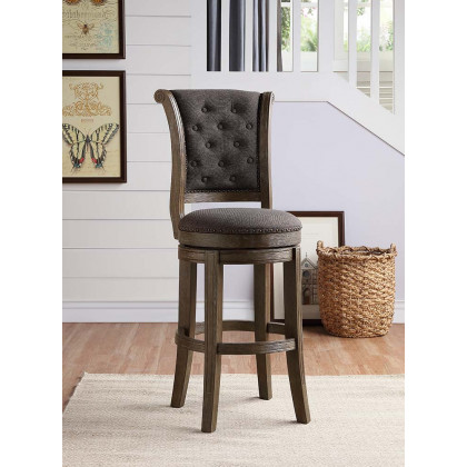 ACME Glison Bar Chair (Set of 2) - Charcoal Walnut