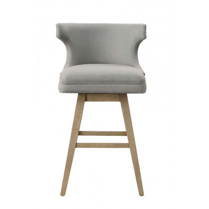 ACME - Everett Bar Chair in Oak