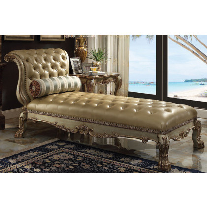ACME Dresden Chaise - Gold Patina