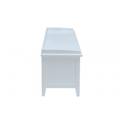 ACME Flavius Bench with Storage - White