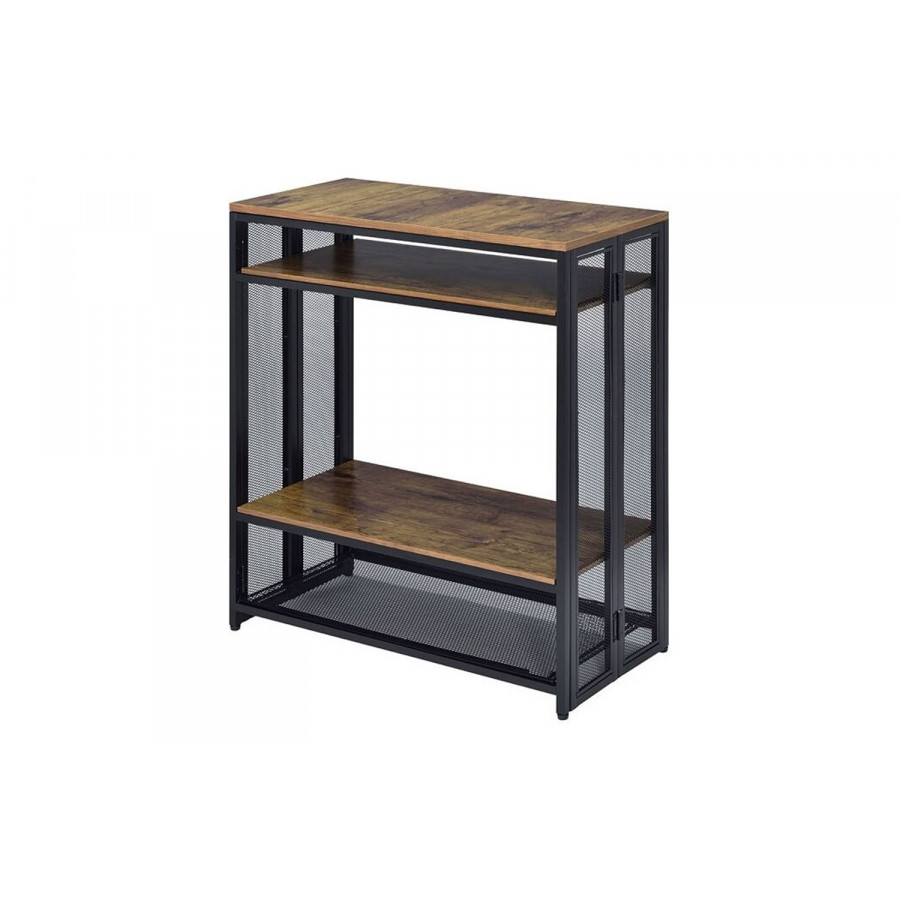 ACME - Winam Accent Table in Antique Oak/Black