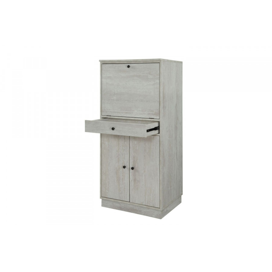 ACME - Wiesta Wine Cabinet in Antique White