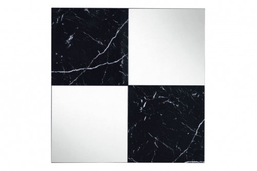 ACME™  - Angwin Wall Accent Mirror in Mirrored and Faux Marble