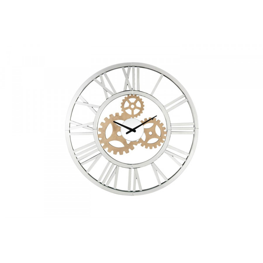 ACME - Dominic Wall Clock in Mirrored (97725)