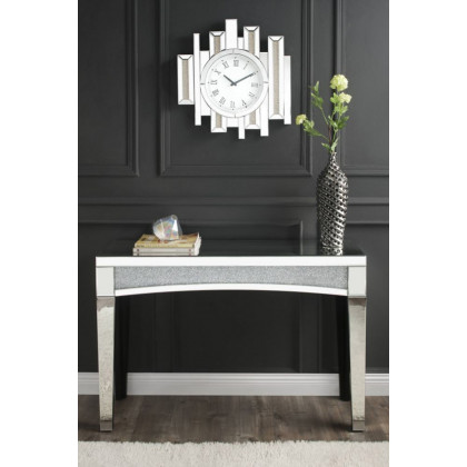 ACME - Ornat Wall Clock in Faux Square Diamonds (97728)