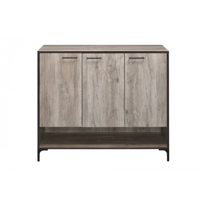 ACME - Pavati Shoe Cabinet in Rustic Gray Oak (97785)