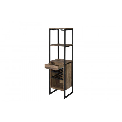 ACME - Narik Wine Rack in Weathered Oak