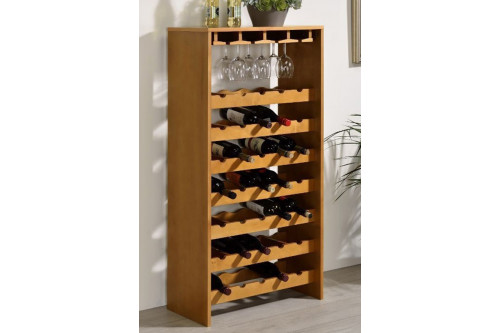 ACME™  - Hanzi Wine Cabinet in Oak Finish