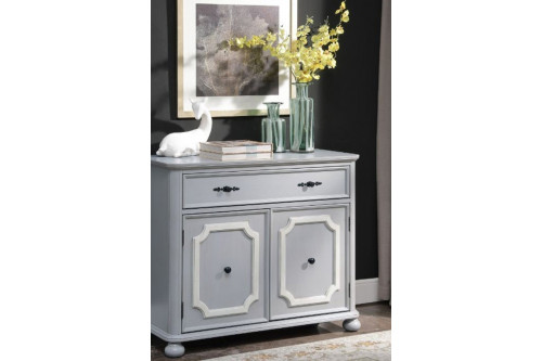 ACME™  - Enyin Cabinet in Gray Finish
