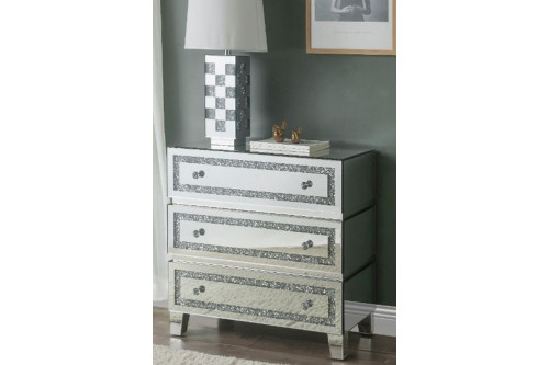 ACME™  - Noor Cabinet in Mirrored and Faux Diamonds