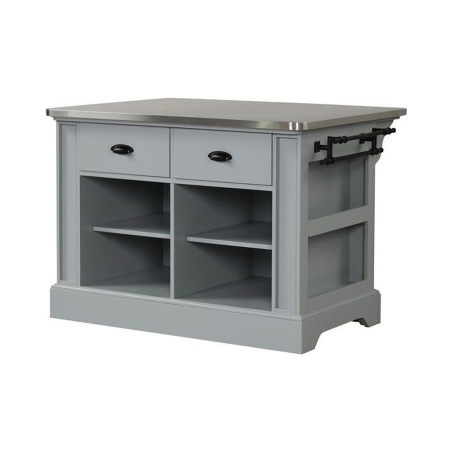 ACME - Urrur Kitchen Island in Gray