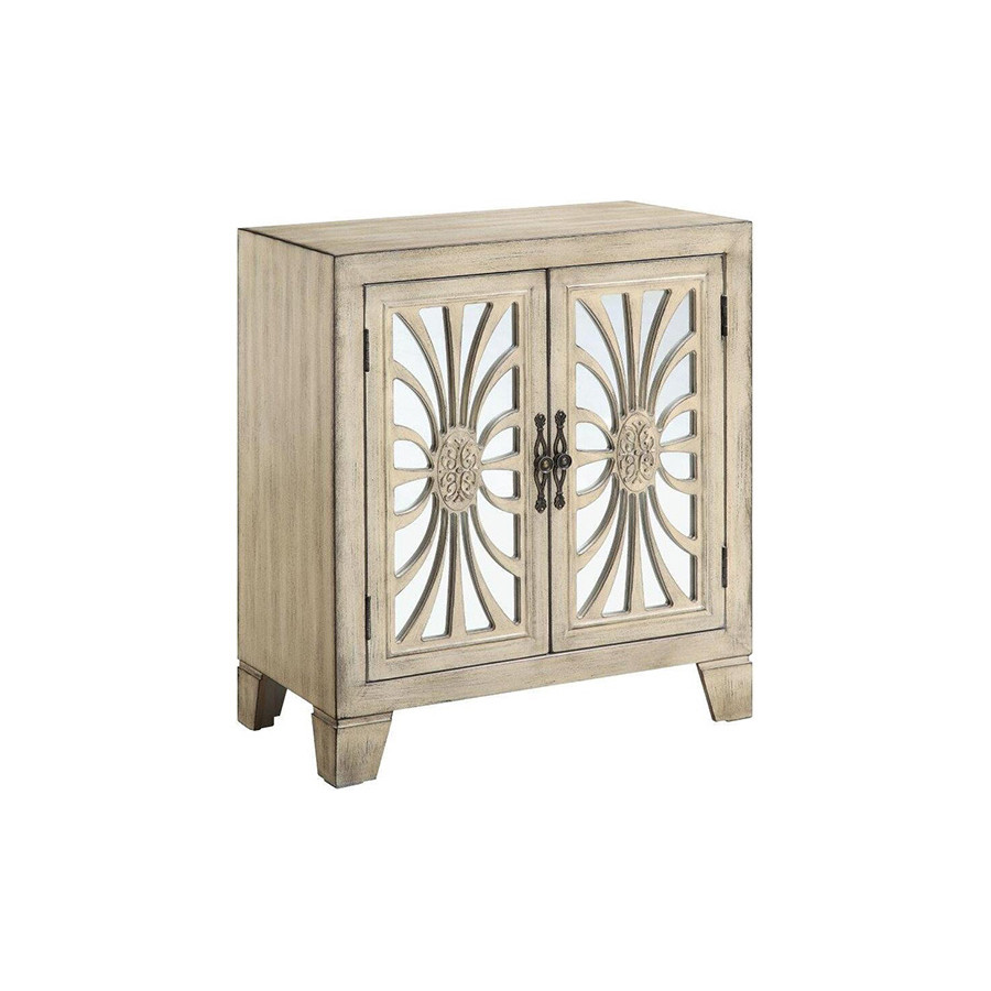 ACME - Nalani Console Cabinet in Antique White