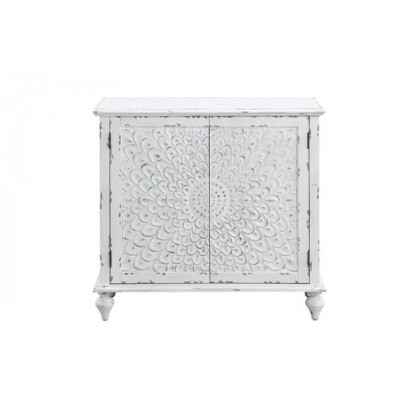 ACME - Daray Console Cabinet in Antique White