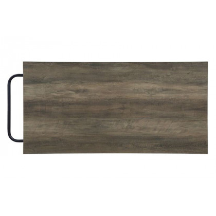 ACME - Lona Kitchen Island in Rustic Oak/Black