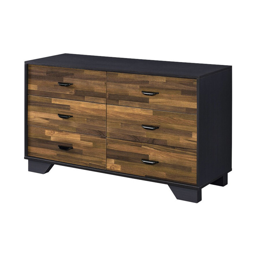ACME - Eos Dresser in Walnut/Black