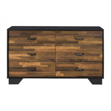 ACME - Eos Dresser in Walnut/Black