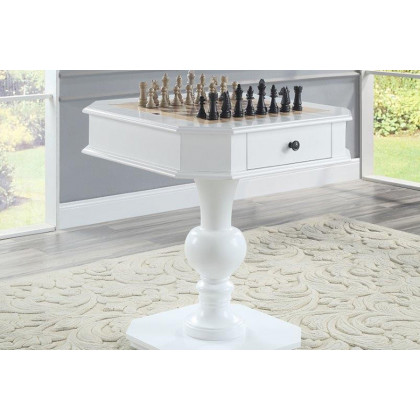 ACME Galini Game Table - White Finish