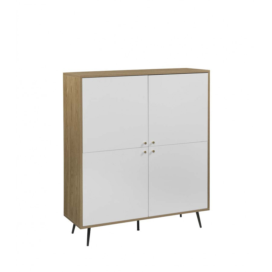 ACME Gencho Cabinet - White/Oak