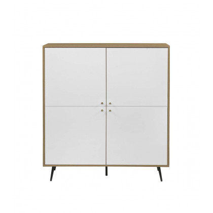ACME Gencho Cabinet - White/Oak