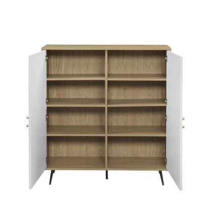 ACME Gencho Cabinet - White/Oak