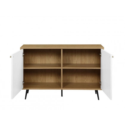 ACME Gencho Console Table - White/Oak