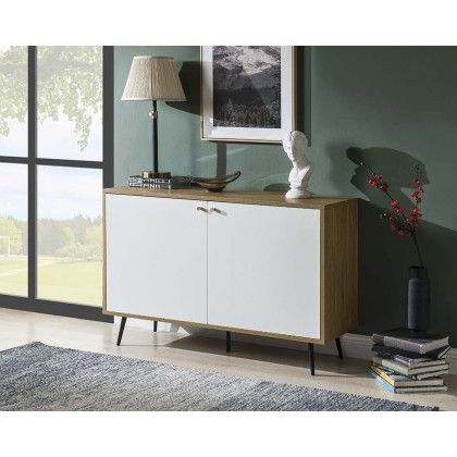 ACME Gencho Console Table - White/Oak