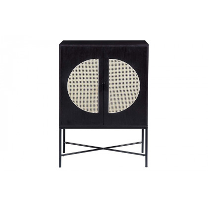 ACME - Colson Wine Cabinet in Black