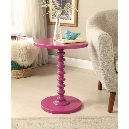 ACME Acton Accent Table - Purple