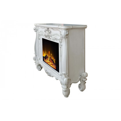 ACME Versailles Fireplace - Bone White Finish